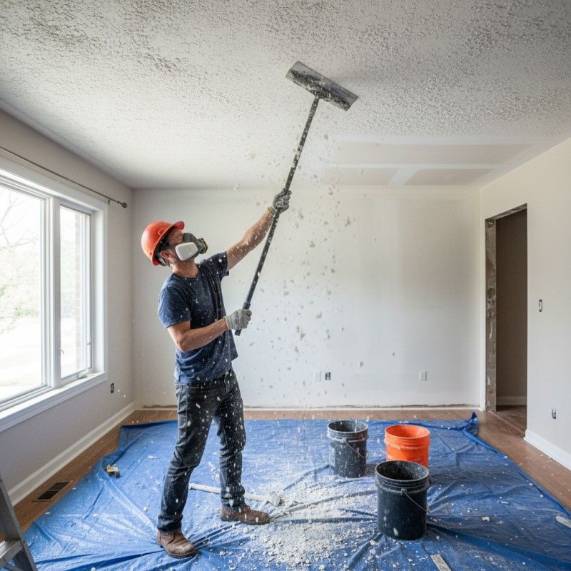 Ceiling Texture Removal